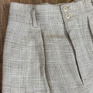 Vintage Beige Textured High-Waisted Pants Sz 26